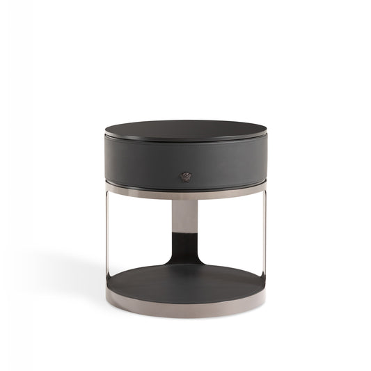 Medallion bedside table
